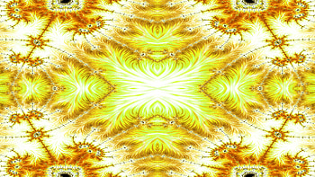 Trippy Psychedelic Fractal, trippy, psychedelic, aesthetic, yellow, Abstract, fractal HD wallpaper