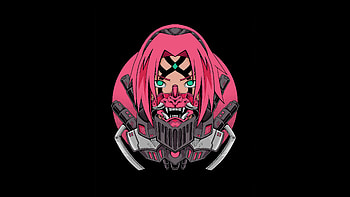 Sakura Haruno Naruto, sakura-haruno, naruto, anime, anime-girl, artist, artwork, digital-art, behance, dark, black, oled HD wallpaper
