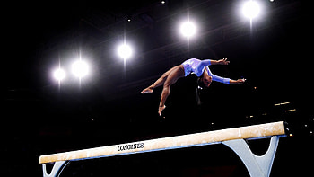 Balance Beam, Simone Biles HD wallpaper
