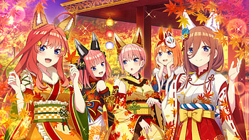Ichika Nakano Itsuki Nakano Miku Nakano Nino Nakano Yotsuba Nakano The Quintessential Quintuplets HD wallpaper