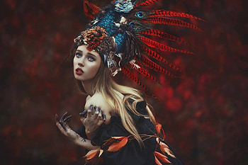 *, lady, model, abstract, beauty HD wallpaper