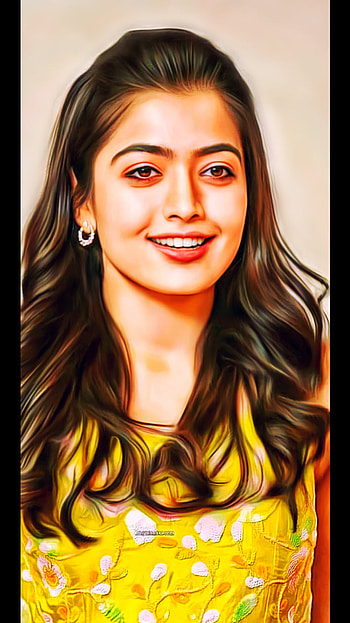 Rashmika Mandanna, love, actress, beautiful, tamil, kollywood, kgf, smile HD phone wallpaper