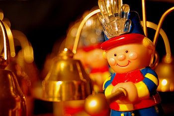 Decoration, color, graphy, colors, balls, bells, fantasy, abstract, light, lights, christmas, decorations, funny HD wallpaper
