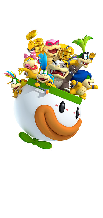 Mario Enemy Float, White, Video Games, Gaming HD phone wallpaper