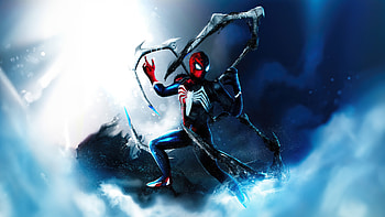 The Menace In Spider Man 2, spiderman-2, spider-man-2, spiderman, superheroes, ps5-games, ps-games, 2023-games, games, artwork, artist, digital-art, artstation HD wallpaper