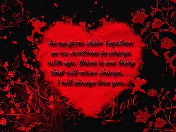 I will always love you, love, red HD wallpaper