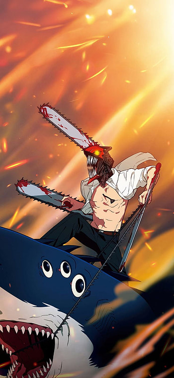 Chainsaw Man Riding Beam, Chainsaw Man, Denji (Chainsaw Man) HD phone wallpaper