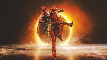 Deadpool Always Bring Protection, deadpool-and-wolverine, deadpool-3, lady-deadpool, deadpool, superheroes, artwork, digital-art, deadpool-corps HD wallpaper