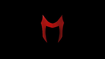 Wanda Vision Minimal Logo , wanda-vision, scarlet-witch, vision, tv-shows, logo, dark, black, deviantart HD wallpaper