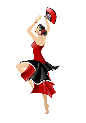 Sarembaart's artwork, Eloquent movements, Flamenco dancing, Emotive expressions HD phone wallpaper