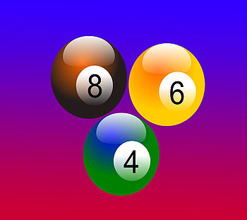 Pool Balls, games, balls, pool, numbers HD wallpaper