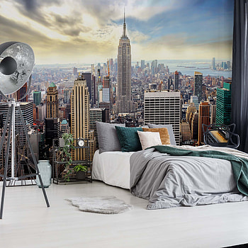 Skyline Mural, Wall mural , New York, Homewallmurals shop HD phone wallpaper