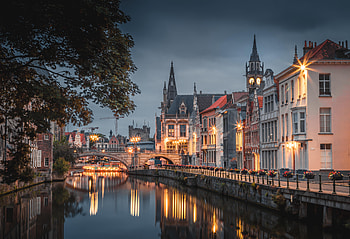Cities, Rivers, Building, Branch, Bridge HD wallpaper