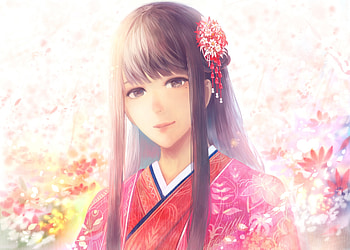 Anime, girl, CG, art HD wallpaper
