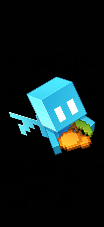 Allay azul, -_animado, -_Minecraft HD phone wallpaper