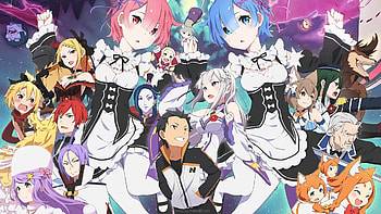 Re:Zero Epic Anime – Iconic Characters United in Fantasy Realm, Anime, Re:Zero - Starting Life in Another World HD wallpaper