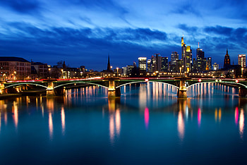 Germany, Cities, Rivers, Building, Night City, Bridge HD wallpaper