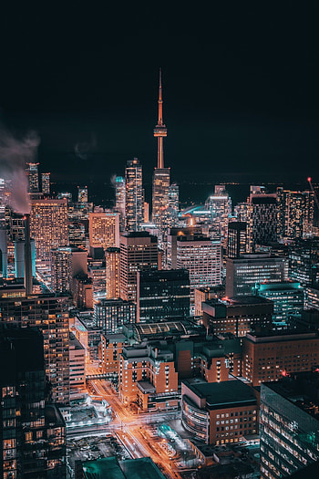 Toronto Skyline, Travels, IDIL on Twitter, Toronto city HD phone wallpaper