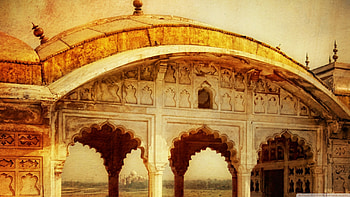 India, old, architecture, indian palace, travel HD wallpaper