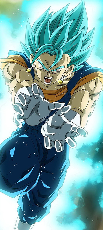 Vegeta, electric blue, art HD phone wallpaper