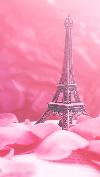 Pink, Aesthetic Paris HD phone wallpaper
