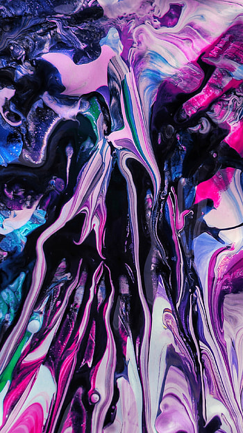 X , Paint purple pattern, Abstract background, Visual impact HD phone wallpaper