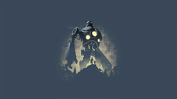 The Iron Giant , the-iron-giant, artist, artwork, digital-art, minimalism HD wallpaper