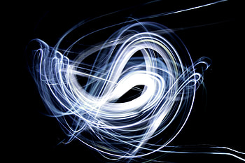 Flare, glowing lines, abstract, dark HD wallpaper