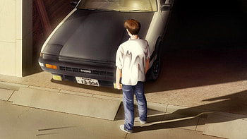 Initial D Anime, Takumi Fujiwara , Top speed thrills, Drift king's charm HD wallpaper