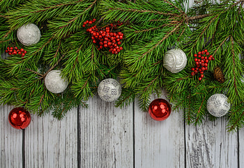 Decorations, Christmas, holiday HD wallpaper