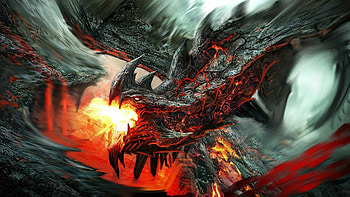 Powerful dragons, Fierce adversaries, Enchanting creatures, Stunning artwork HD wallpaper
