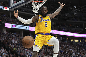 Los Angeles Lakers - Dynamic Basketball Action Shot, Los Angeles Lakers, LeBron James, Sports HD wallpaper