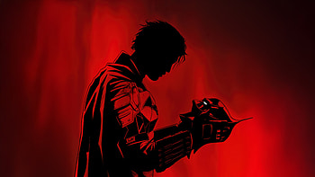 The Batman : Dark Knight in Crimson Shadow, The Batman HD wallpaper