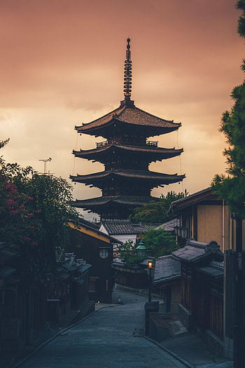 Cities, Building, Pagoda, Temple, Street, China HD phone wallpaper
