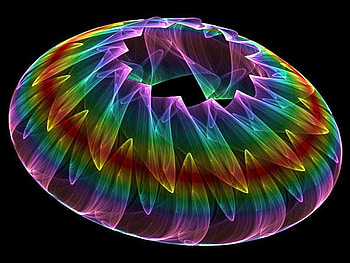 Chaoscope Fractal, colors, black, fractal, chaoscope HD wallpaper