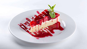 Strawberry cake delight, Rich and luscious, Vibrant colors, Sumptuous treat HD wallpaper
