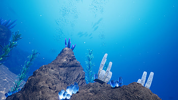 Ocean environment pack, Unreal Engine marketplace, Immersive underwater setting, UE4 HD wallpaper