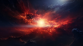 Cosmic Explosion, Sci Fi, supernova, space, galaxy, nebula HD wallpaper