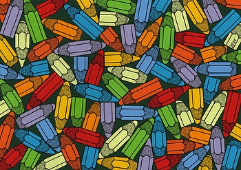 Art, Multicolored, Motley, Texture, Textures, Colored Pencils, Collage HD wallpaper
