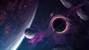 Astronaut Black Hole Galaxy Space , black-hole, astronaut, space, artist, artwork, digital-art, artstation HD wallpaper
