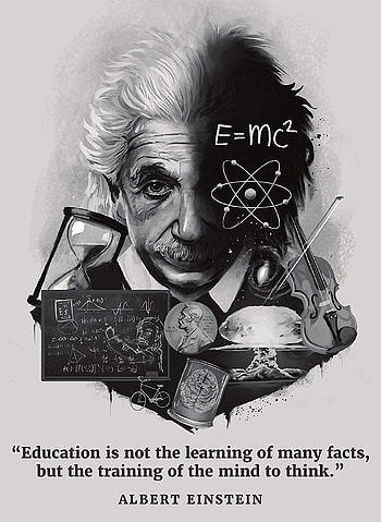 Palace Learning Albert Einstein Poster, Albert Einstein Art HD phone wallpaper
