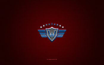 CD Jorge Wilstermann, Bolivia football club, blue logo, red carbon fiber background, Bolivian Primera Division, football, Cochabamba, Bolivia, CD Jorge Wilstermann logo HD wallpaper