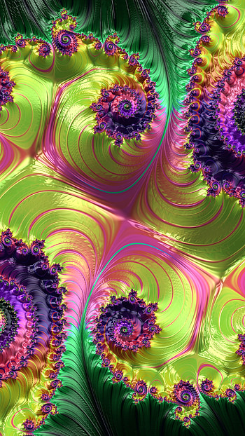 Trippy Psychedelic Trance Fractal, trance, trippy, psychedelic, colors, Abstract, fractal HD phone wallpaper