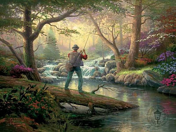 Doesnt Get Any Better Then This, paint, nature, woods, art HD wallpaper