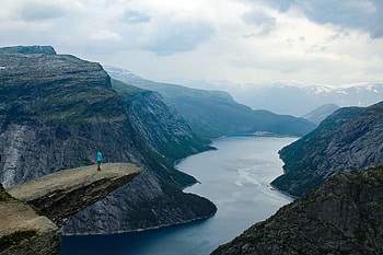 Hiking Trolltunga adventure, Norway's hidden gem, Beautiful cities and seasides, Unforgettable memories HD wallpaper