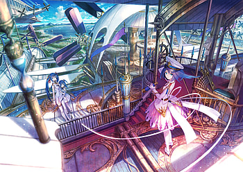 Anime, Steampunk HD wallpaper