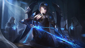 Girl, warrior, Ashe, League of legends, archer HD wallpaper