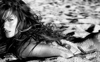 Gisele Bundchen, Greyscale, Pretty, Beautiful, Hot, Sexy, Brazilian Fashion Model, Brazilian, Female Model HD wallpaper