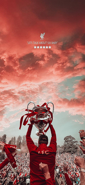 Liverpool FC Champions League Trophy Celebration HD phone wallpaper