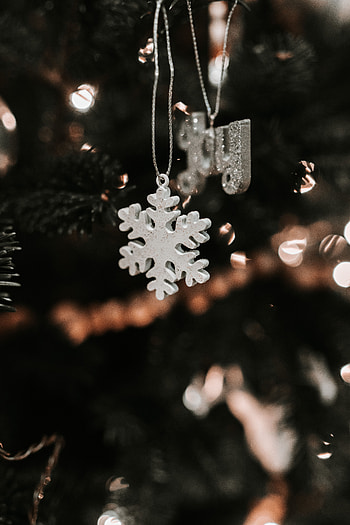 Holidays, New Year, Blur, Smooth, Christmas, Decoration, Christmas Tree Toy, Snowflake HD phone wallpaper
